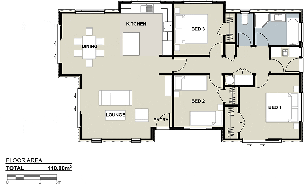 the Clifton floor plan