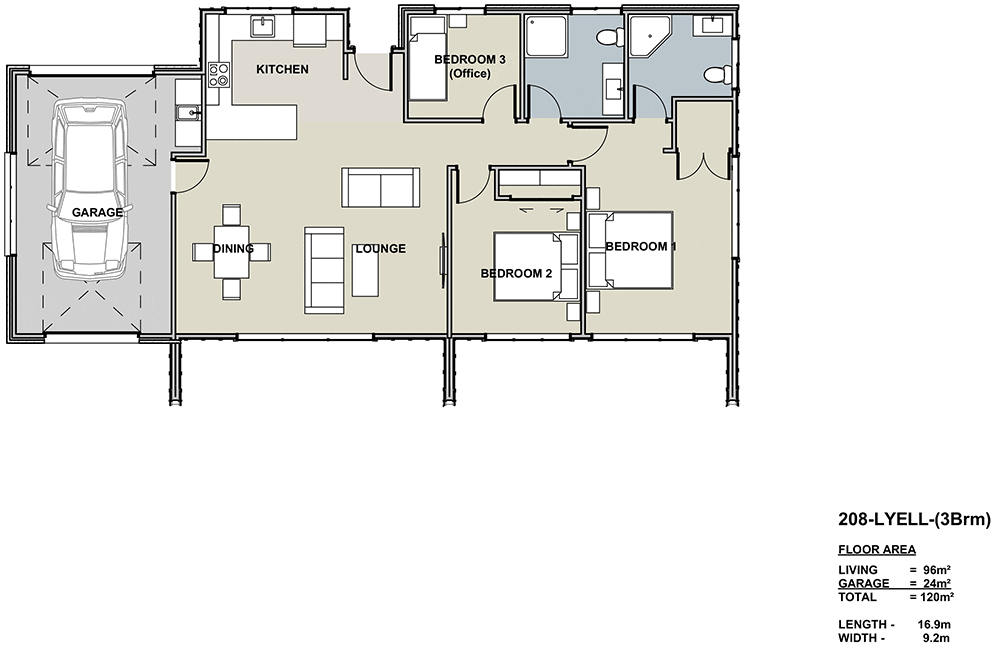 the Lyell floor plan