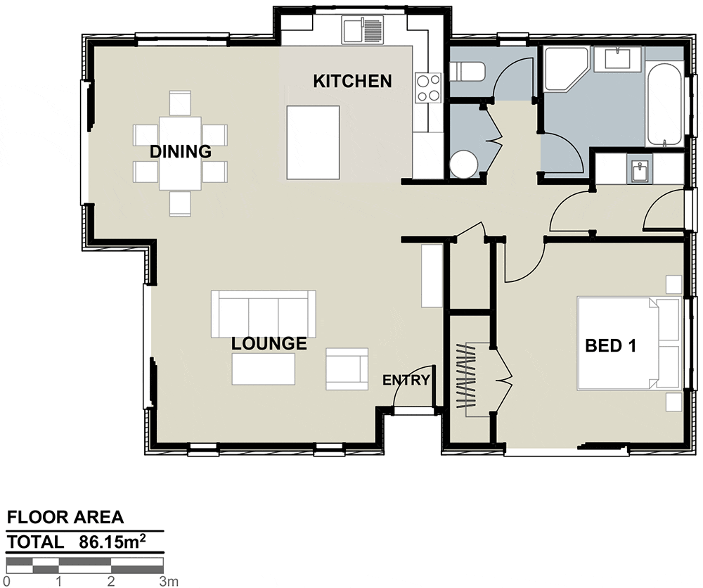 the Pinehurst floor plan