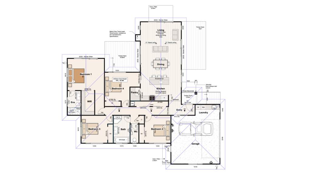 Wilson 4 bedroom house plan