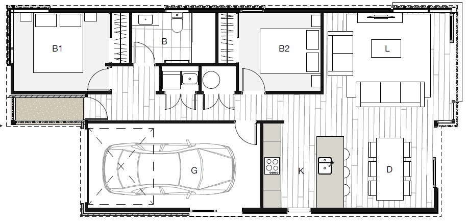 Floor Plan 2.1-B